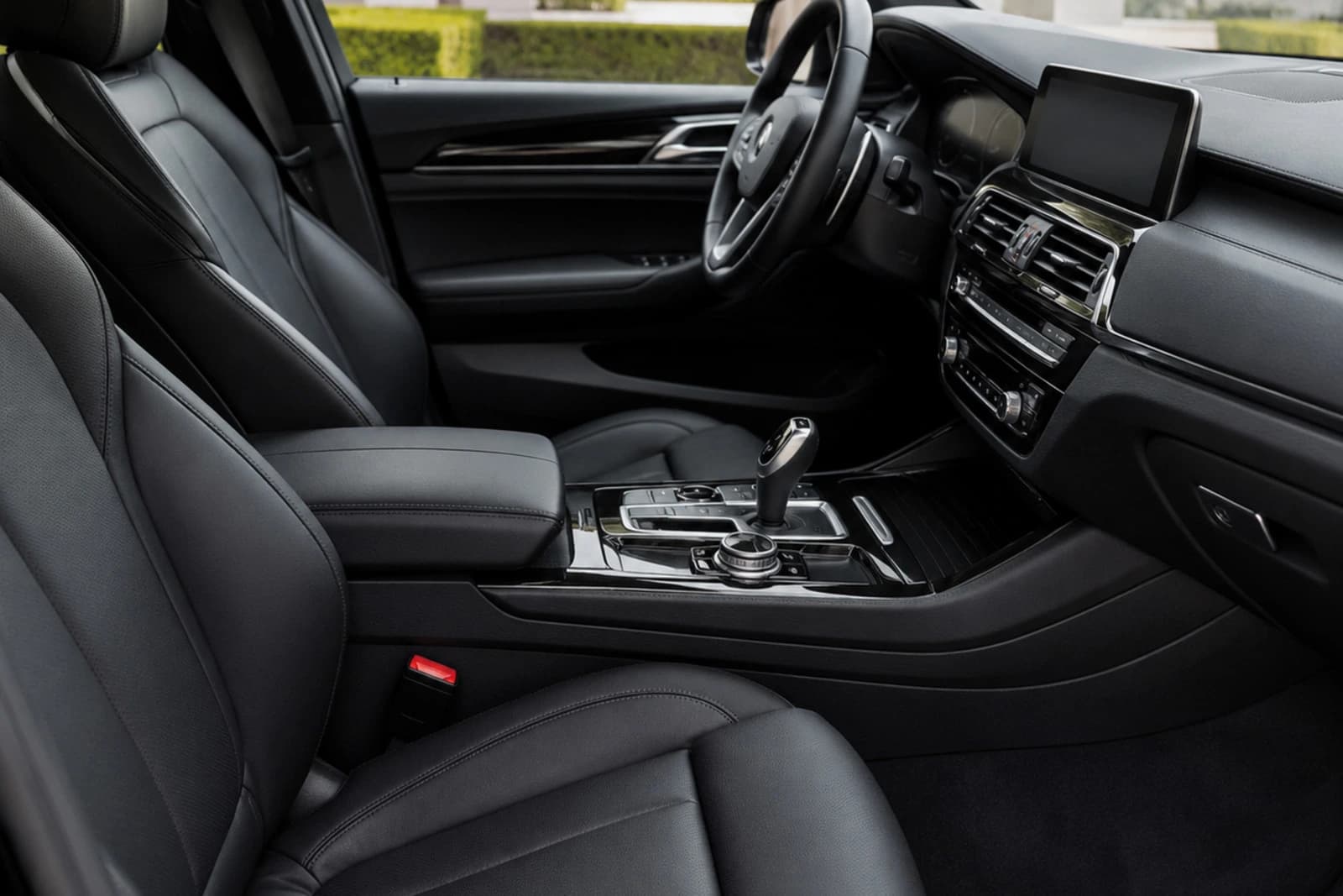Detailed premium car interior